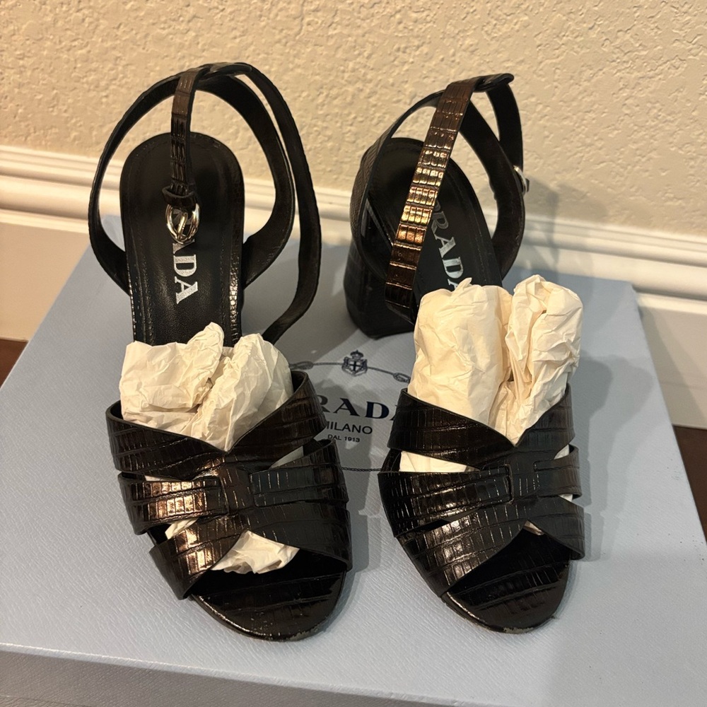 Black Prada Heels